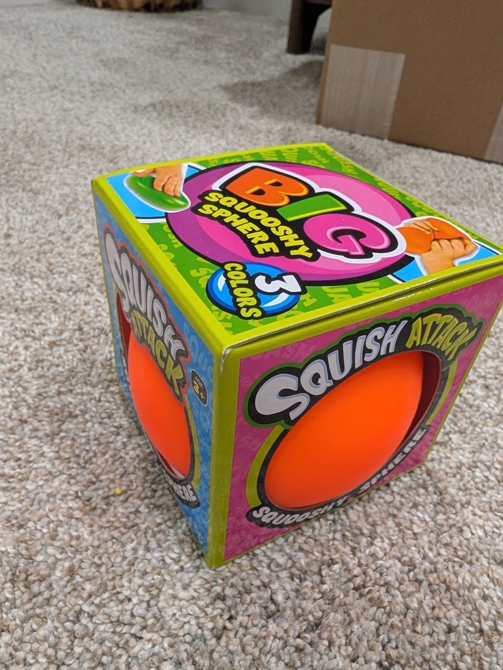 Big Squooshy Squish Attack Orange